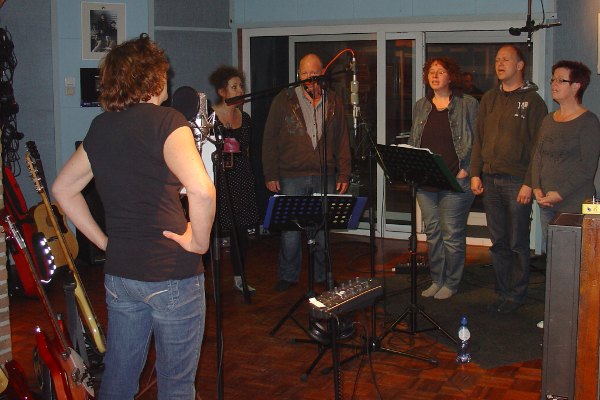 Opname 'In this heart' in de studio